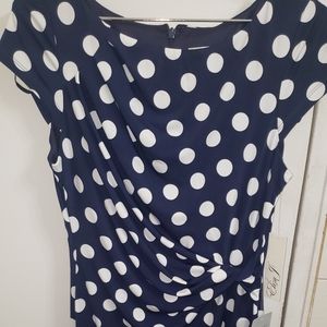 Eliza j pookadot dress